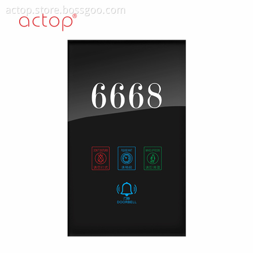 ACTOP Smart Wired hotel door plate